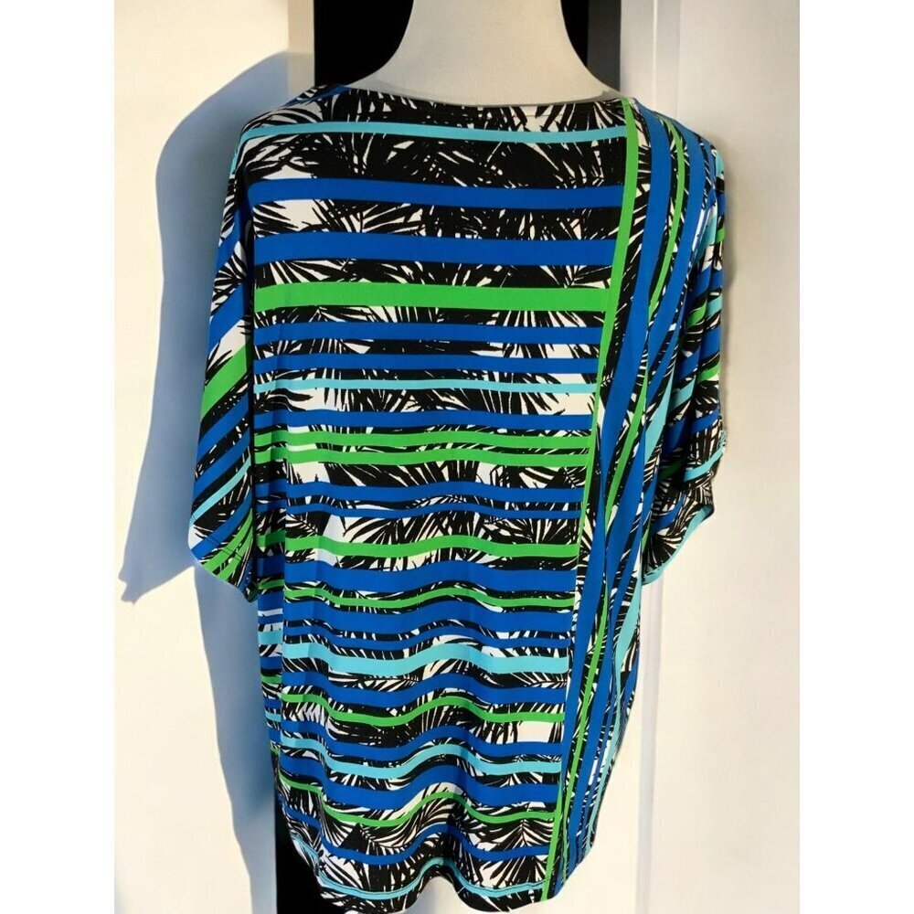 Ruby Rd Womens Multicolor Stretch Striped Lightwe… - image 7